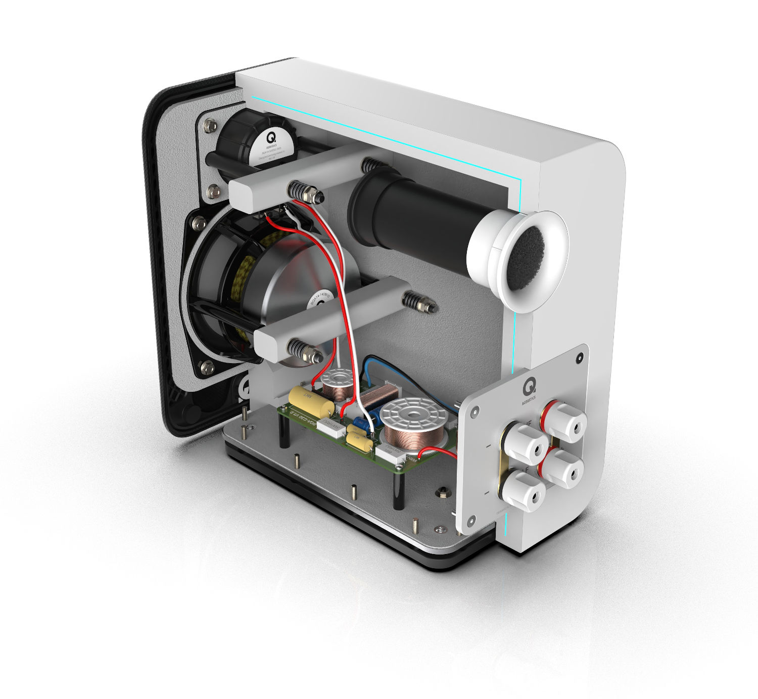 Q Acoustics Concept 30 - konstrukce